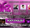Life Saturdays @ Body English The Launching of the Soca/Reggae Room